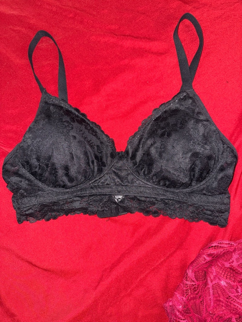 No Boundaries Black Lace Bralette